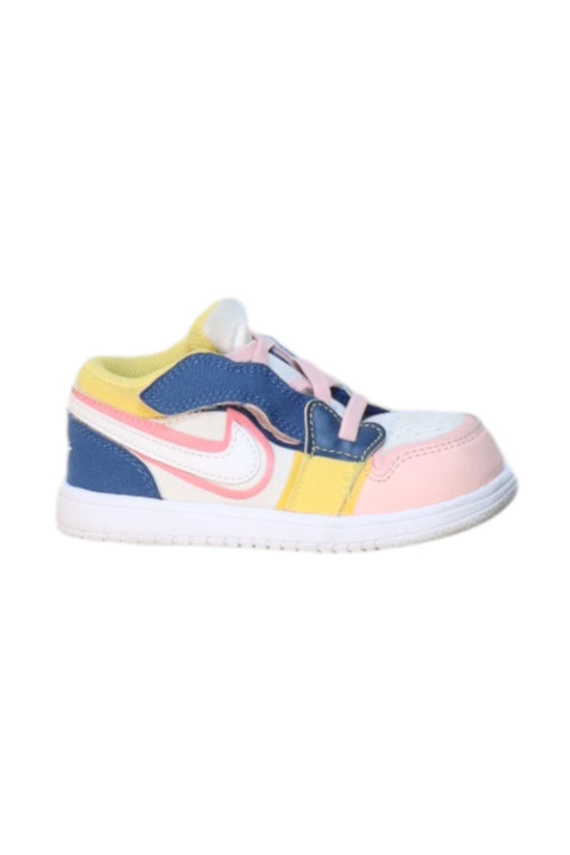 A Multicolour Sneakers from Air Jordan in size 3T for girl. (Front View)