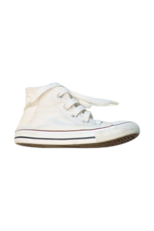 A White Sneakers from Converse in size 3T for neutral. (Front View)