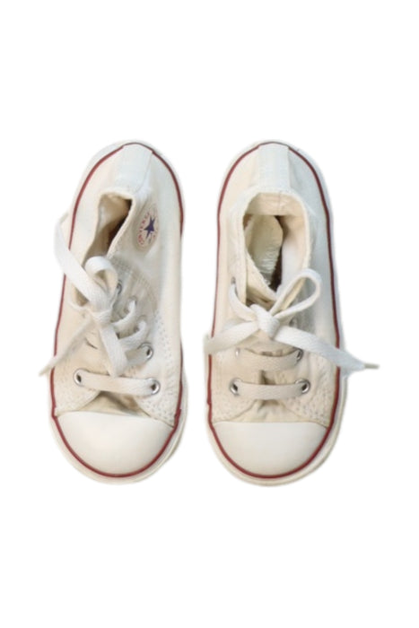 A White Sneakers from Converse in size 3T for neutral. (Back View)