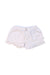 A White Shorts from Tommy Hilfiger in size 3T for girl. (Front View)