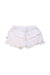 A White Shorts from Tommy Hilfiger in size 3T for girl. (Back View)