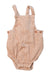 A Beige Sleeveless Bodysuits from Seed in size 0-3M for girl. (Front View)