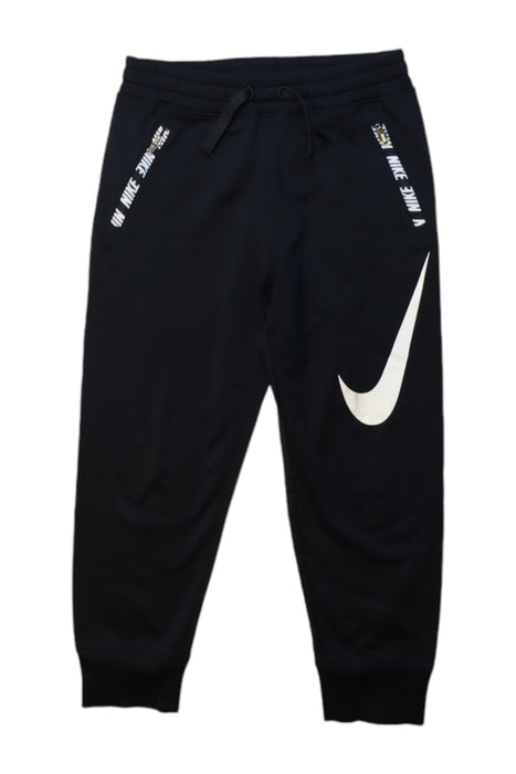 A Black Sweatpants from Nike in size 5T for boy. (Front View)