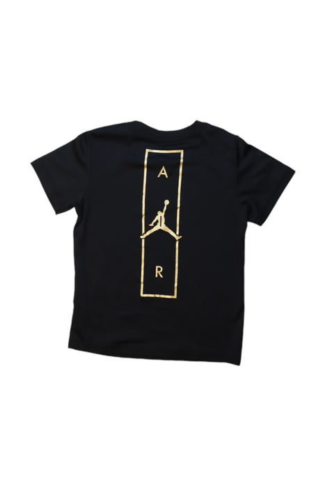 A Black Short Sleeve T Shirts from Air Jordan in size 4T for boy. (Back View)