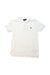 A White Short Sleeve Polos from Polo Ralph Lauren in size 5T for boy. (Front View)