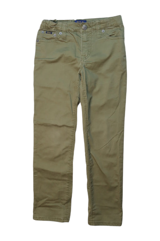 A Green Casual Pants from Polo Ralph Lauren in size 5T for boy. (Front View)