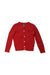 A Red Cardigans from Polo Ralph Lauren in size 4T for girl. (Front View)