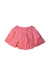 A Red-White Short Skirts from Jacadi in size 4T for girl. (Front View)