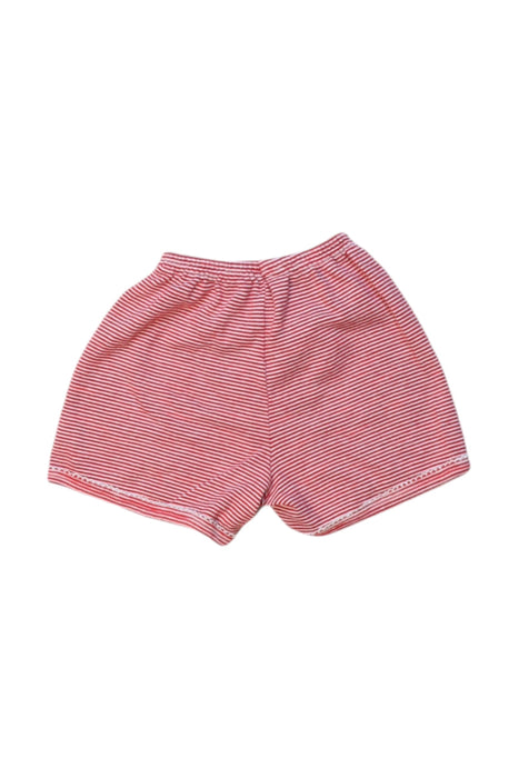 A Red Shorts from Petit Bateau in size 4T for girl. (Back View)