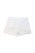 A White Shorts from Chicco in size 5T for girl. (Back View)