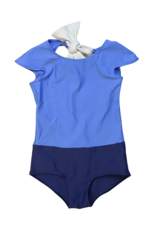 A Blue Swimsuits from Canopea in size 4T for girl. (Front View)