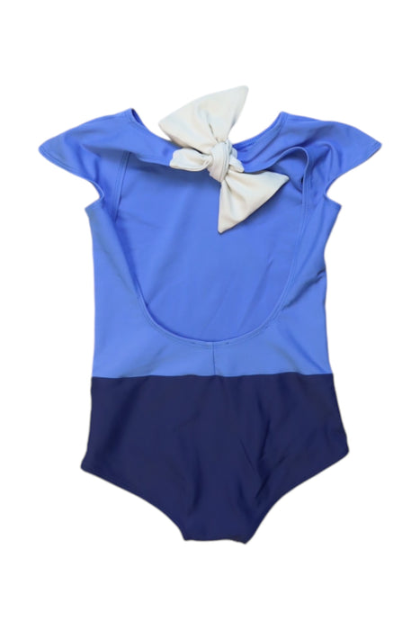 A Blue Swimsuits from Canopea in size 4T for girl. (Back View)