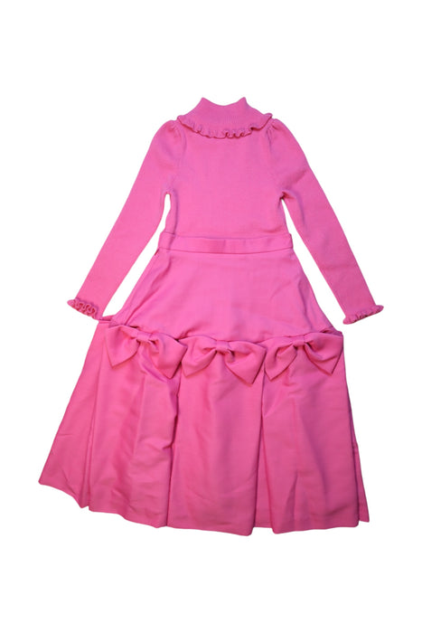 A Pink Long Sleeve Dresses from Nicholas & Bears in size 4T for girl. (Back View)