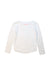 A White Long Sleeve Tops from Crewcuts in size 4T for girl. (Back View)