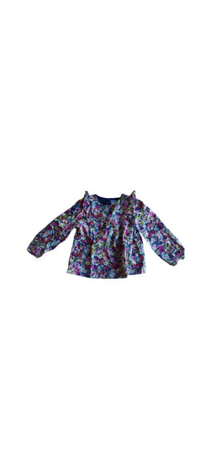 A Multicolour Long Sleeve Tops from Jacadi in size 5T for girl. (Front View)