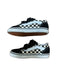 A Black Sneakers from Vans in size 3T for boy. (Back View)