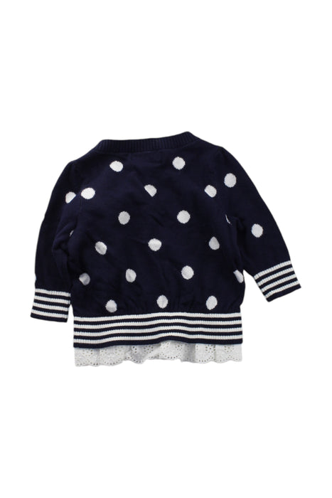 A Navy Cardigans from Nicholas & Bears in size 6-12M for girl. (Back View)