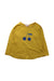 A Yellow Long Sleeve Tops from Bonpoint in size 3T for girl. (Front View)