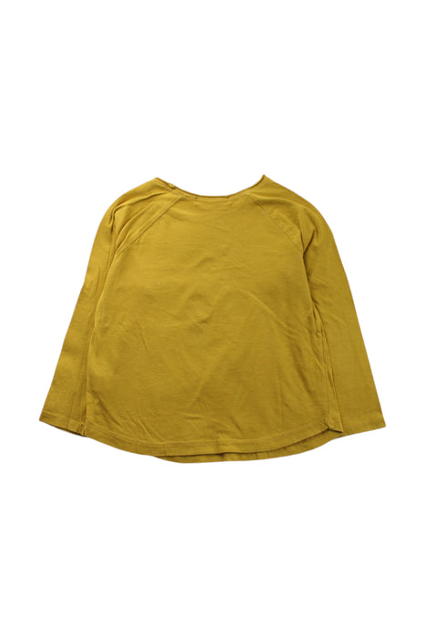 A Yellow Long Sleeve Tops from Bonpoint in size 3T for girl. (Back View)