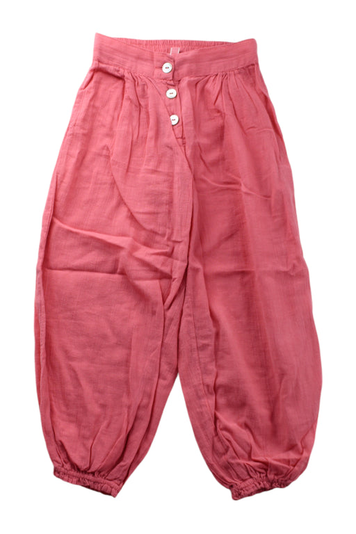 A Pink Casual Pants from Bonton in size 4T for neutral. (Front View)