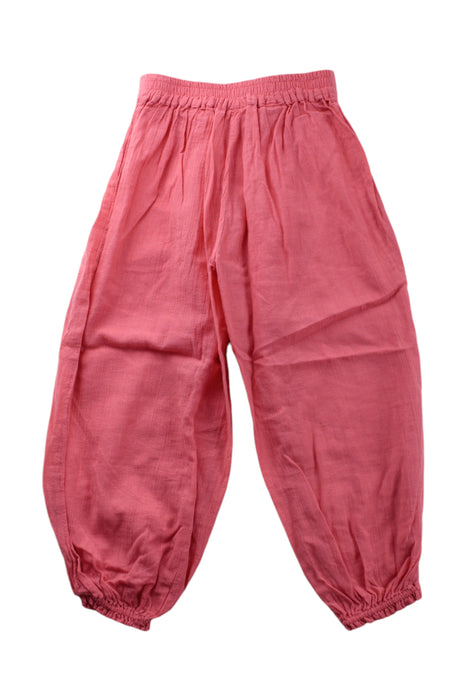 A Pink Casual Pants from Bonton in size 4T for neutral. (Back View)