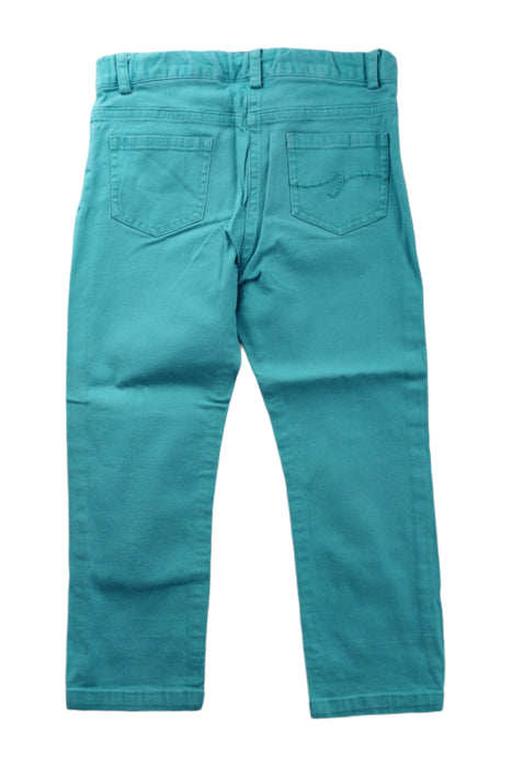 A Teal Casual Pants from Jacadi in size 4T for neutral. (Back View)