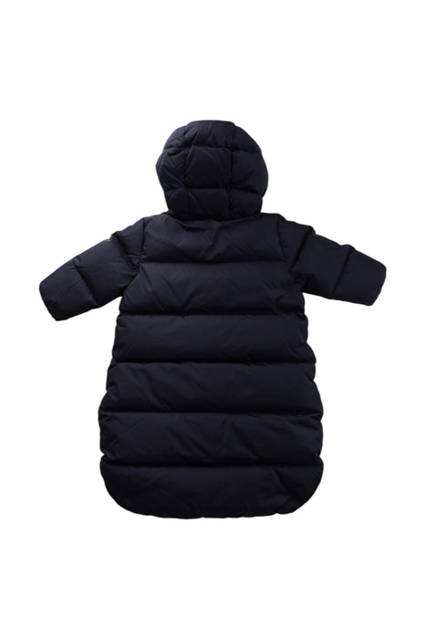 A Navy Puffer/Quilted Coats & Outerwear from Moncler in size 0-3M for neutral. (Back View)