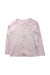 A Pink Long Sleeve Tops from Seed in size 5T for girl. (Front View)