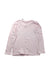 A Pink Long Sleeve Tops from Seed in size 5T for girl. (Back View)