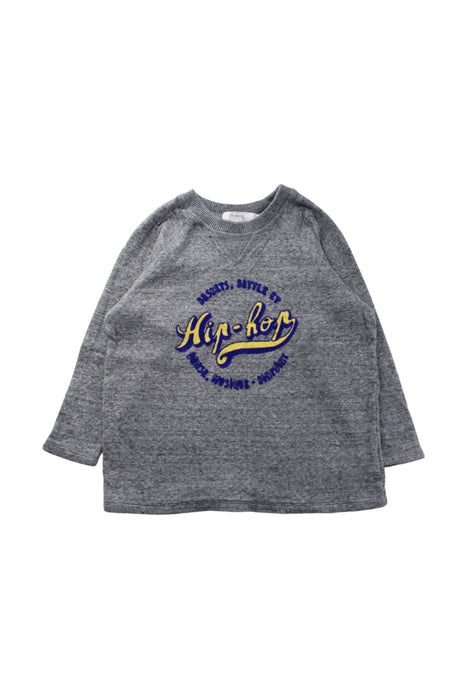 A Grey Long Sleeve T Shirts from Bonpoint in size 4T for neutral. (Front View)