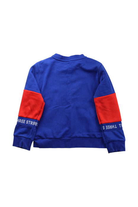 A Blue Crewneck Sweatshirts from Adidas in size 4T for neutral. (Back View)