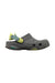 A Grey Slip Ons from Crocs in size 5T for neutral. (Front View)