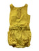 A Yellow Sleeveless Rompers from Ralph Lauren in size 12-18M for girl. (Front View)