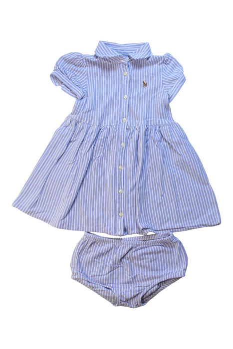 A Blue Dress Sets from Ralph Lauren in size 12-18M for girl. (Front View)