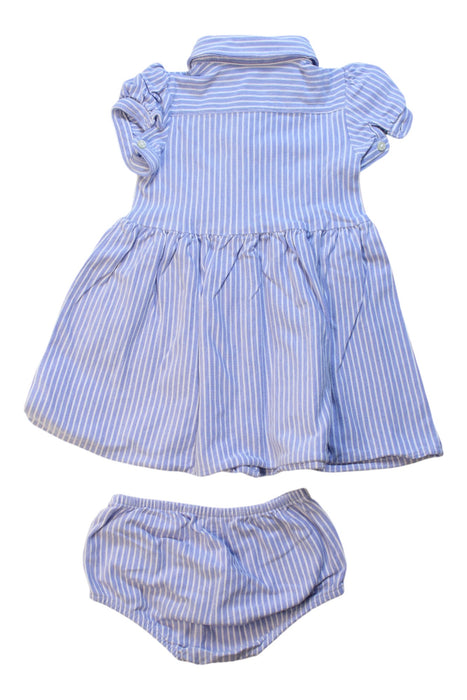 A Blue Dress Sets from Ralph Lauren in size 12-18M for girl. (Back View)