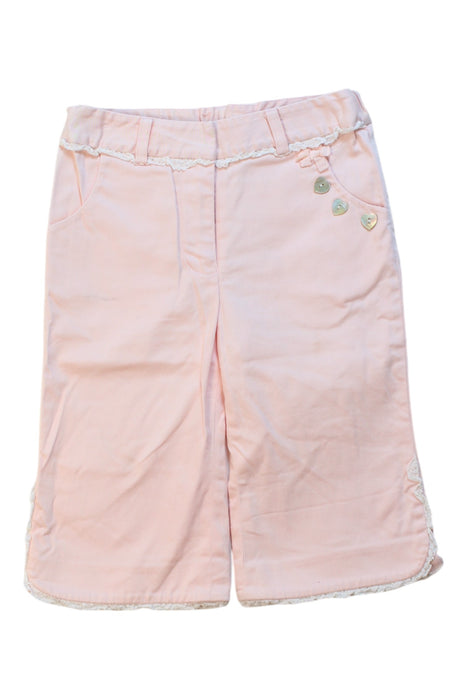 A Pink Casual Pants from Nicholas & Bears in size 2T for girl. (Front View)