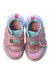 A Pink Sneakers from Skechers in size 12-18M for girl. (Back View)