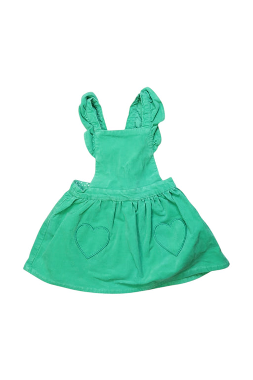 A Green Overall Dresses from Seed in size 12-18M for girl. (Front View)