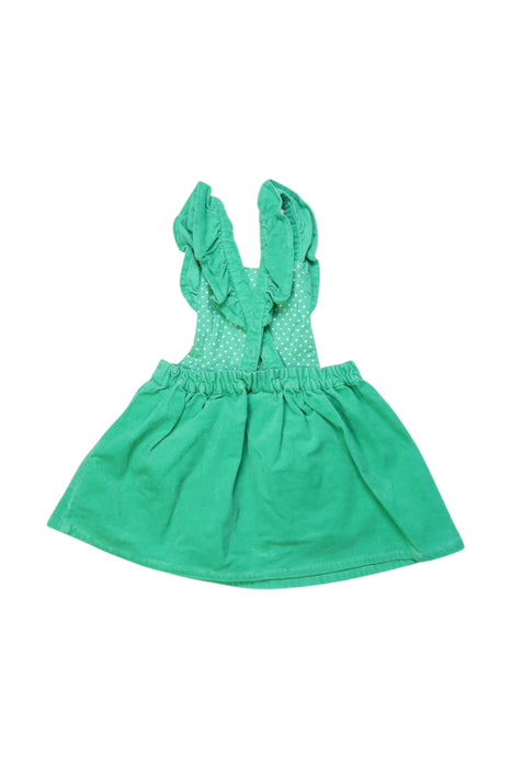 A Green Overall Dresses from Seed in size 12-18M for girl. (Back View)