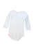 A White Long Sleeve Bodysuits from Petit Bateau in size 12-18M for girl. (Back View)