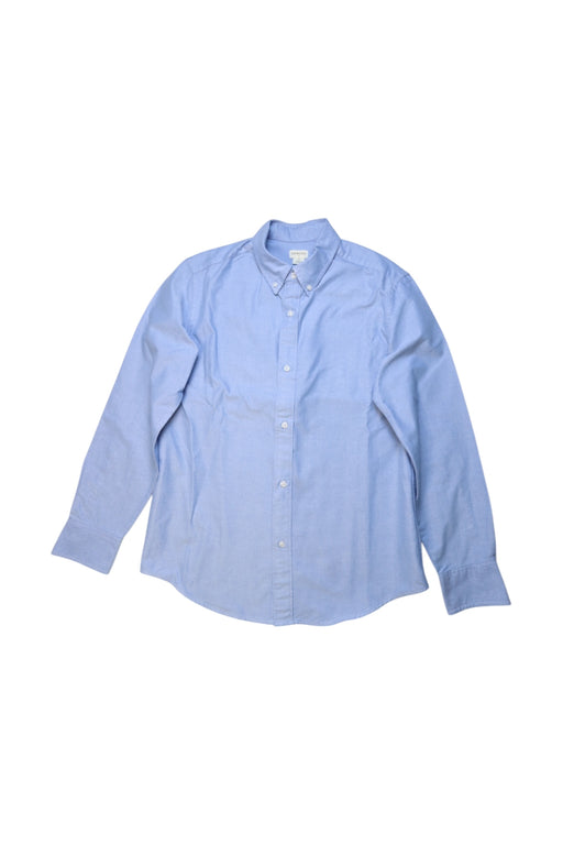 A Blue Long Sleeve Shirts from Crewcuts in size 12Y for boy. (Front View)