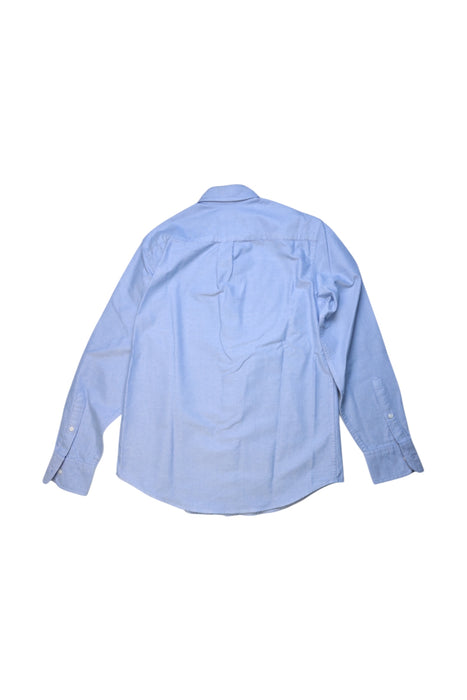 A Blue Long Sleeve Shirts from Crewcuts in size 12Y for boy. (Back View)