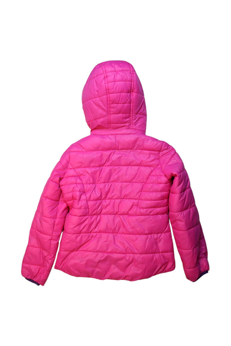 A Pink Puffer/Quilted Coats & Outerwear from Michael Kors in size 6T for girl. (Back View)