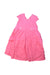 A Pink Sleeveless Dresses from Petit Bateau in size 8Y for girl. (Front View)