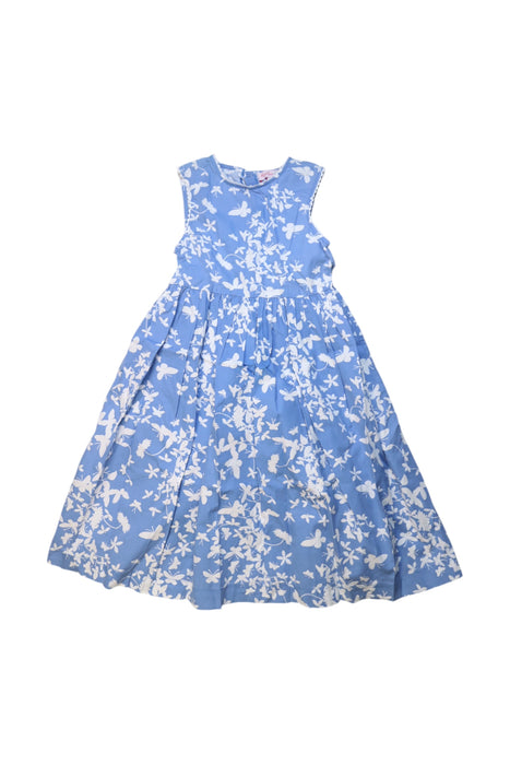 A Blue Sleeveless Dresses from Angelina in size 9Y for girl. (Front View)