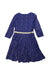 A Blue-Gold Long Sleeve Dresses from Boden in size 9Y for girl. (Back View)