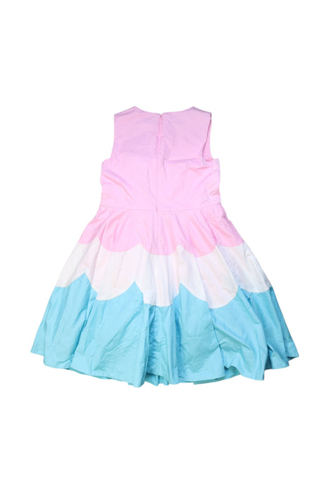 A Multicolour Sleeveless Dresses from Jacadi in size 10Y for girl. (Back View)