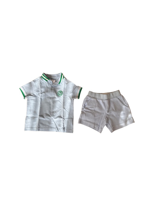 A White Shorts Sets from Jacadi in size 3T for boy. (Front View)