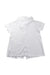 A White Short Sleeve Shirts from Laranjinha in size 8Y for girl. (Back View)