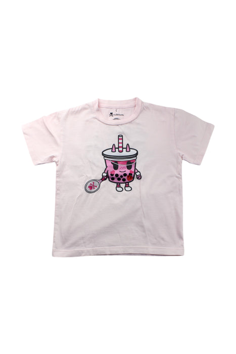 A Pink Short Sleeve T Shirts from Tokidoki in size 7Y for neutral. (Front View)